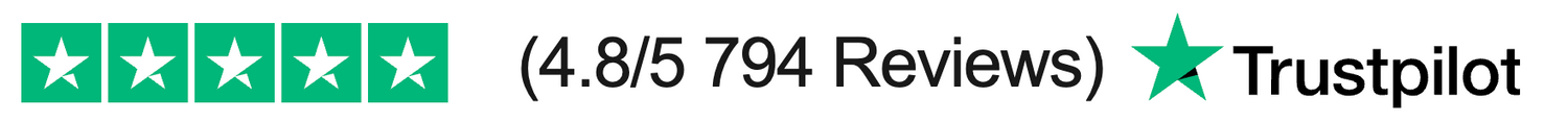 Rated 4.8 out of 5 from 794 reviews on Trustpilot